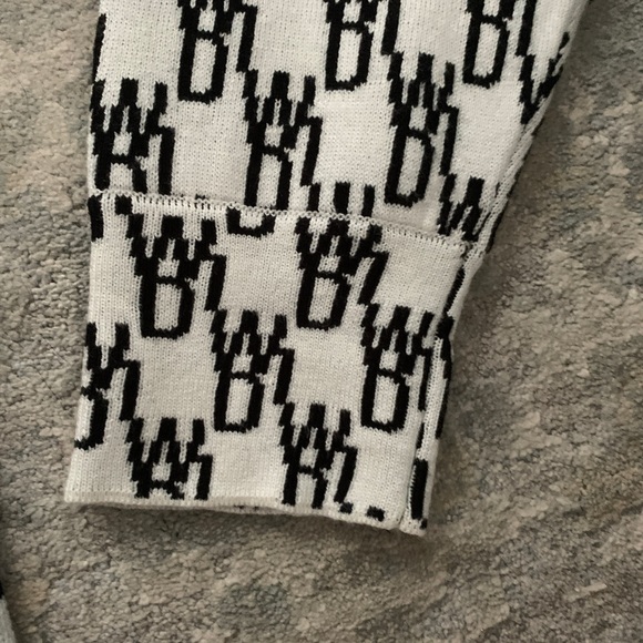 WE11DONE Off White WD1 Cardigan- Ivory: Size Medium: this may be a sample. - Picture 5 of 14